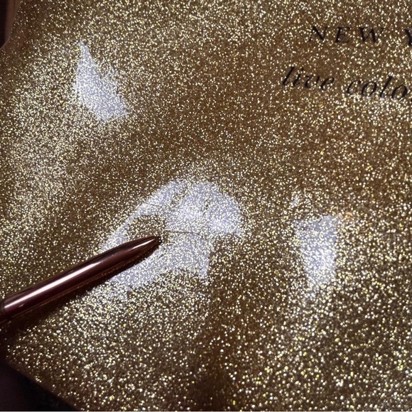 Kate Spade Gold and Black Tote Bag with Shimmer Finish - Picture 9 of 9